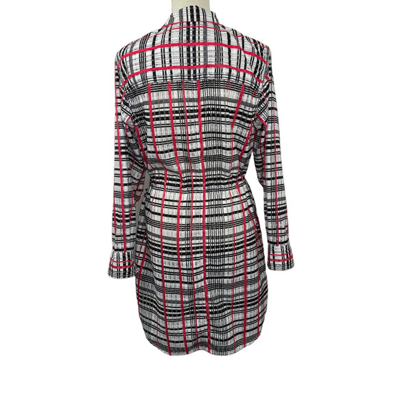 Per Se by Carlisle striped zipper lightweight coat - Picture 2 of 15